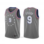 Maglia Philadelphia 76ers Kyle O'quinn #9 Citta Grigio