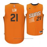 Maglia Phoenix Suns Alex Len #21 Arancione