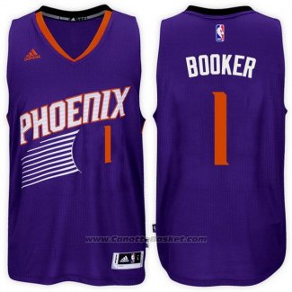 Maglia Phoenix Suns Devin Booker #1 Viola