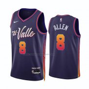 Maglia Phoenix Suns Grayson Allen #8 Citta 2023-24 Viola