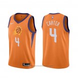 Maglia Phoenix Suns Jevon Carter #4 Statement 2019-20 Arancione