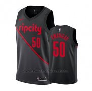 Maglia Portland Trail Blazers Caleb Swanigan #50 Citta 2019 Nero