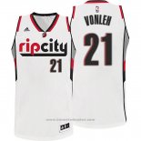 Maglia Portland Trail Blazers Rip City Noah Vonleh #21 Bianco