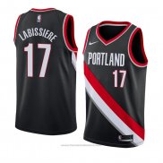 Maglia Portland Trail Blazers Skal Labissiere #17 Icon 2018 Nero