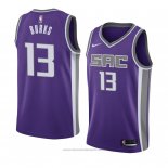 Maglia Sacramento Kings Alec Burks #13 Icon 2018 Viola