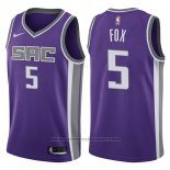 Maglia Sacramento Kings De'Aaron Fox #5 Icon 2017-18 Viola