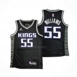 Maglia Sacramento Kings Jason Williams NO 55 Statement 2020-21 Nero