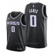 Maglia Sacramento Kings Justin James #0 Statement 2019-20 Nero