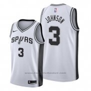 Maglia San Antonio Spurs Keldon Johnson #3 Association 2019-20 Bianco