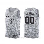 Maglia San Antonio Spurs Personalizzate Earned Camuffamento