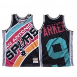 Maglia San Antonio Spurs Tony Parker #9 Mitchell & Ness Big Face Nero