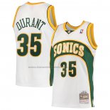 Maglia Seattle SuperSonics Kevin Durant NO 35 Mitchell & Ness 2007-08 Bianco