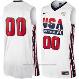 Maglia USA 1992 Nike Personalizzate Bianco