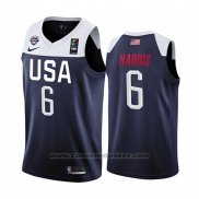 Maglia Usa Joe Harris #6 2019 FIBA Basketball World Cup Blu