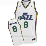 Maglia Utah Jazz Deron Williams #8 Bianco