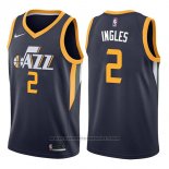Maglia Utah Jazz Joe Ingles #2 Icon 2017-18 Blu