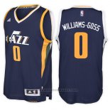 Maglia Utah Jazz Nigel Williams-Goss #0 Road Blu