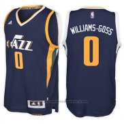 Maglia Utah Jazz Nigel Williams-Goss #0 Road Blu