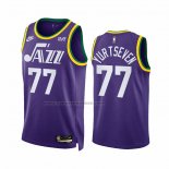 Maglia Utah Jazz Omer Yurtseven #77 Classic 2023-24 Viola