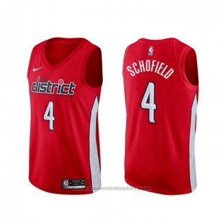 Maglia Washington Wizards Admiral Schofield #4 Earned 2019-20 Rosso