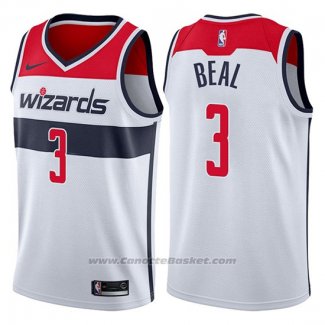 Maglia Washington Wizards Bradley Beal #3 Association 2017-18 Bianco