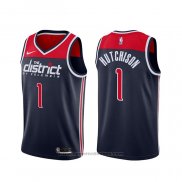 Maglia Washington Wizards Chandler Hutchison #1 Association 2020-21 Blu
