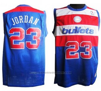 Maglia Washington Wizards Michael Jordan #23 Retro Blu