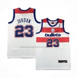 Maglia Washington Wizards Michael Jordan #23 Throwback Bianco2