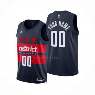 Maglia Washington Wizards Personalizzate Statement 2025-26 Blu