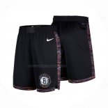 Pantaloncini Brooklyn Nets Citta 2025-26 Nero