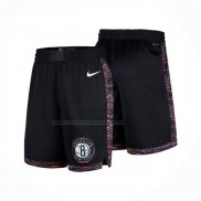 Pantaloncini Brooklyn Nets Citta 2025-26 Nero
