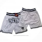 Pantaloncini Brooklyn Nets Just Don Bianco