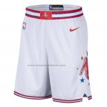 Pantaloncini Houston Rockets Citta 2025-26 Bianco