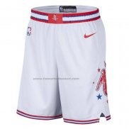 Pantaloncini Houston Rockets Citta 2025-26 Bianco