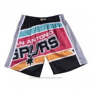 Pantaloncini San Antonio Spurs Mitchell & Ness Big Face Nero