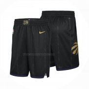Pantaloncini Toronto Raptors Citta 2024-25 Nero