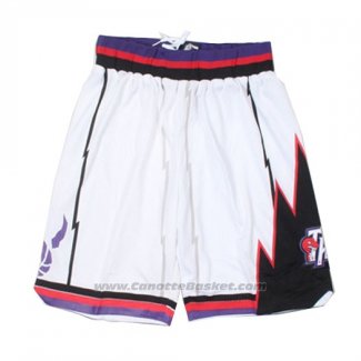 Pantaloncini Toronto Raptors Retro Bianco