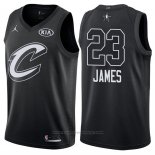 Maglia All Star 2018 Cleveland Cavaliers Lebron James #23 Nero