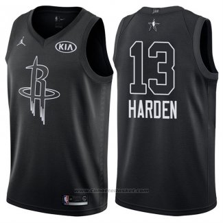 Maglia All Star 2018 Houston Rockets James Harden #13 Nero