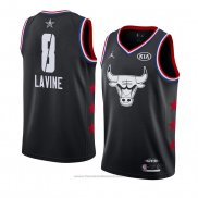 Maglia All Star 2019 Chicago Bulls Zach Lavine #8 Nero