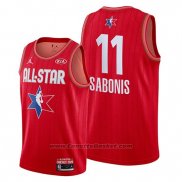Maglia All Star 2020 Indiana Pacers Domantas Sabonis #11 Rosso