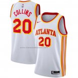 Maglia Atlanta Hawks John Collins NO 20 Association 2020-21 Bianco