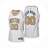 Maglia Bambino Boston Celtics Personalizzate Citta 2025-26 Bianco