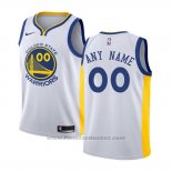 Maglia Bambino Golden State Warriors Personalizzate 2017-18 Bianco