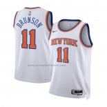 Maglia Bambino New York Knicks Jalen Brunson #11 Association 2022-23 Bianco