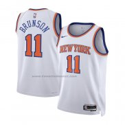 Maglia Bambino New York Knicks Jalen Brunson #11 Association 2022-23 Bianco