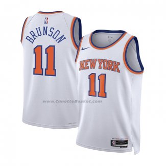 Maglia Bambino New York Knicks Jalen Brunson #11 Association 2022-23 Bianco