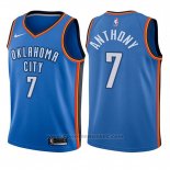 Maglia Bambino Oklahoma City Thunder Carmelo Anthony #7 Icon 2017-18 Blu