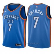 Maglia Bambino Oklahoma City Thunder Carmelo Anthony #7 Icon 2017-18 Blu