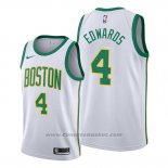 Maglia Boston Celtics Carsen Edwards #4 Citta 2019-20 Bianco